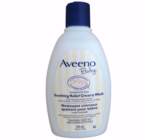 圖片 Aveeno Baby Fragrance Free Natural Colloidal Oatmeal Soothing Relief Creamy Wash