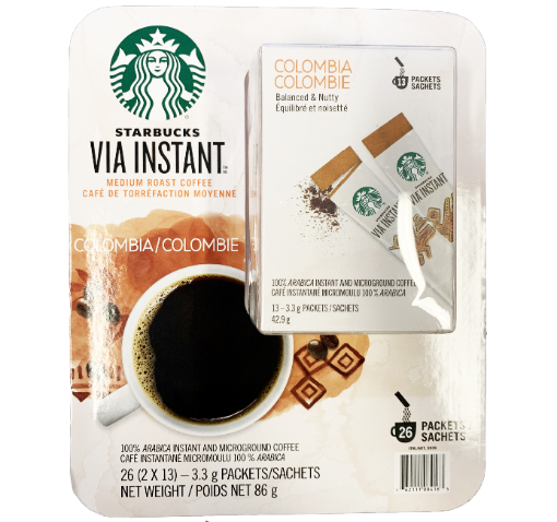 Picture of STARBUCKS VIA INSTANT 26*3.3G 26 PACKETS