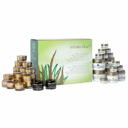 图片  InfiniteAloe Gold Ultimate Pack 30 Jars,  scented 金装芦荟胶 有香