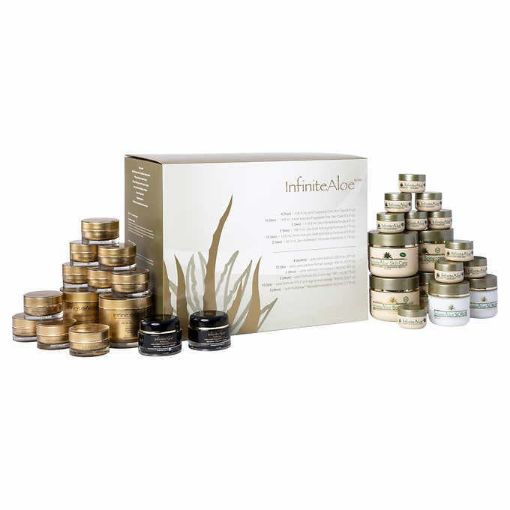 圖片 InfiniteAloe Gold Ultimate Pack 30 Jars, Unscented 金装芦荟胶 无香