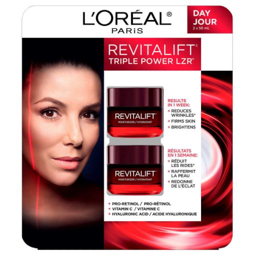 Picture of L’Oréal Revitalift Triple Power LZR Anti Aging Face Cream, 2 × 50 mL