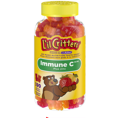 圖片 L'Il Critters 小熊免疫 C 加鋅維生素軟糖 -190粒