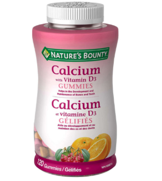 Picture of 【特价囤货】Nature’s Bounty Calcium with Vitamin D3 Gummies- 120 Gummies
