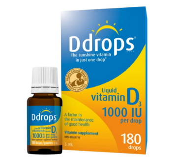 Picture of Ddrops Adults 1000IU Liquid Vitamin D3 Drop -5mL