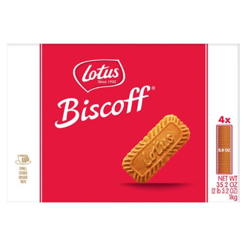 圖片 Lotus Biscoff Cookies 饼干 4 × 250 g