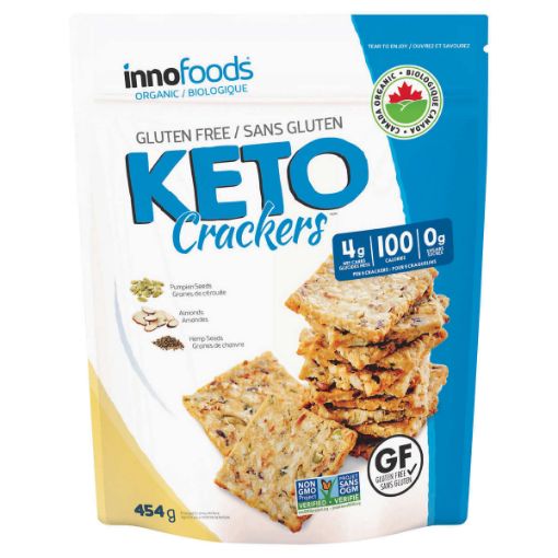 Picture of Inno Foods Organic Gluten Free Keto Cracker, 454 g