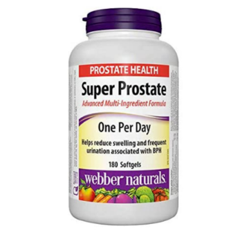 Picture of Webber Naturals Super Prostate 180 Softgels 