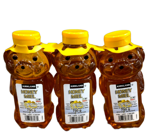 Picture of Kirkland Signature Honey Bear Liquid Honey 3 x 750g