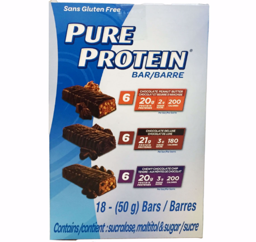 图片  Pure 纯蛋白能量棒18条Variety Pack 18x50g