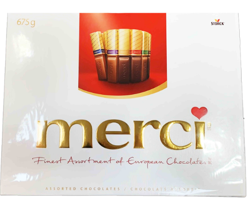 Picture of Merci 蜜思 什锦巧克力零食好吃多种口味礼盒装675g