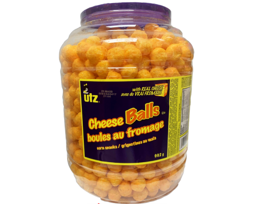 Picture of Utz Cheese Balls Corn Snacks 992g