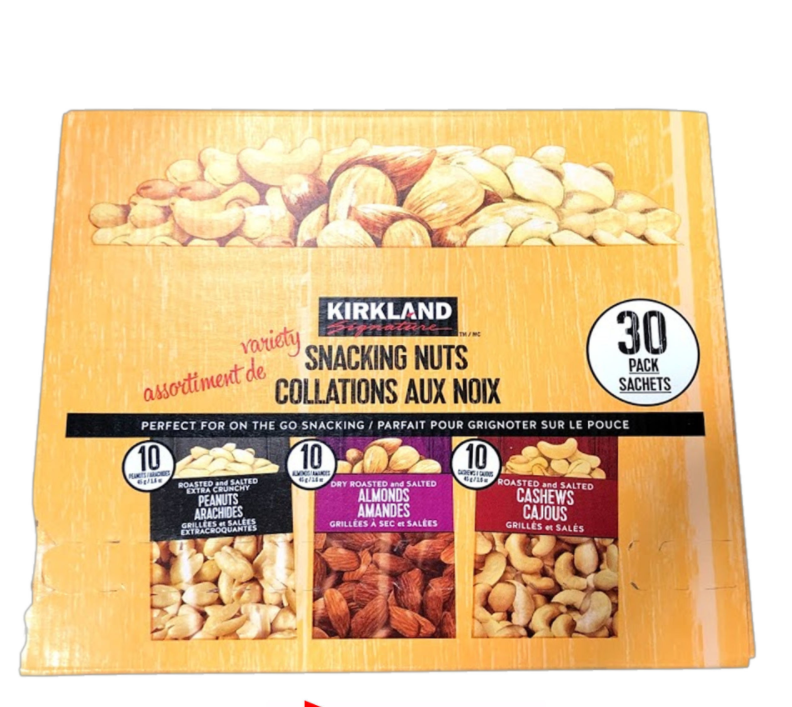 CC Mall 大溫寄物平台 Kirkland Signature Snacking Nuts 30 x 45g