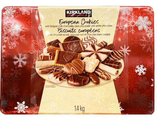 图片  Kirkland European cookies巧克力曲奇礼盒 1.4kg