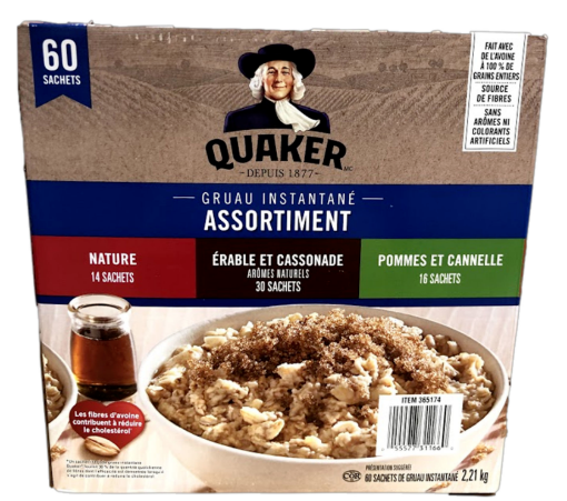 圖片 Quaker 即食燕麥 60包
