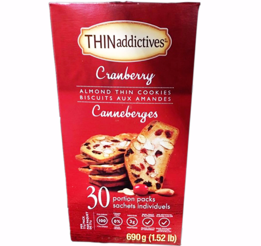 Picture of Thinaddictives Cranberry Almond Thins 690g 