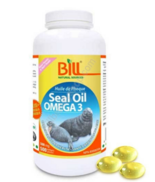 Picture of Bill Natural Source Seal Oil Omega 3 500mg  -500 Softgels