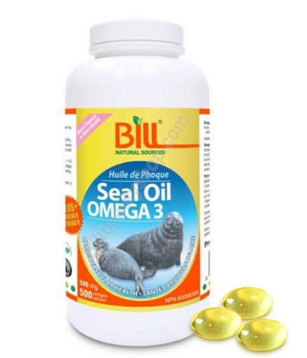 圖片 Bill 康加美 Omega-3 海豹油 500mg 軟膠囊 - 500粒