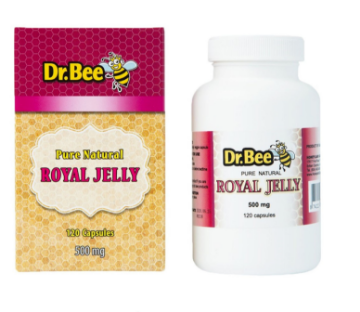 Picture of Dr Bee Royal Jelly Capsules (Made in Canada) -120 Capsules