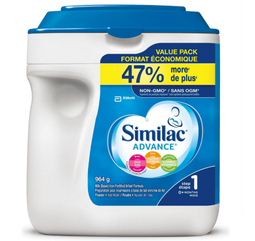 Picture of 【特价奶粉包邮】Similac Advance Step 1 Baby Formula Powder + DHA (0~12Months)- 964g