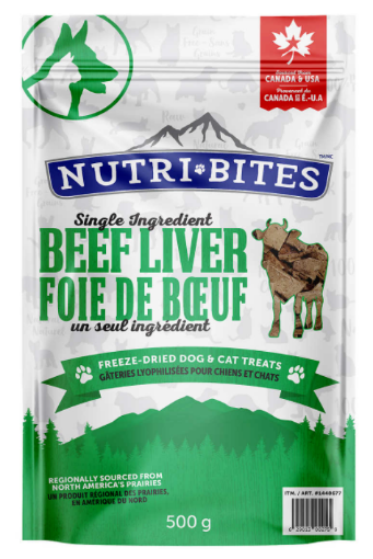 圖片 Nutri Bites Freezedried Beef Liver 500g