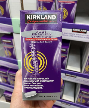 Picture of Kirkland Signature Muscle and Back Pain Platinum Relief 80 caplets