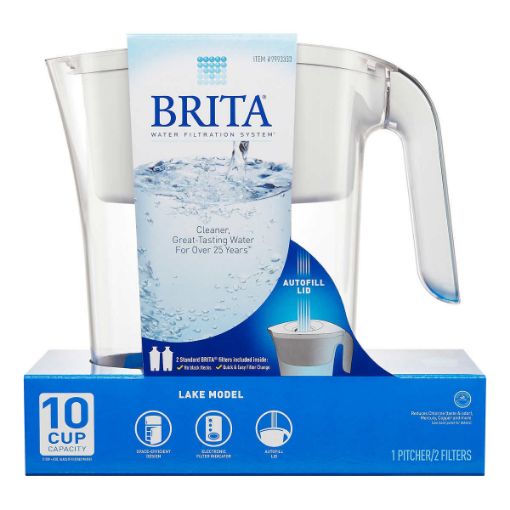 圖片 Brita Wave 2.4 L (10-cup) Pitcher with 2 Filters