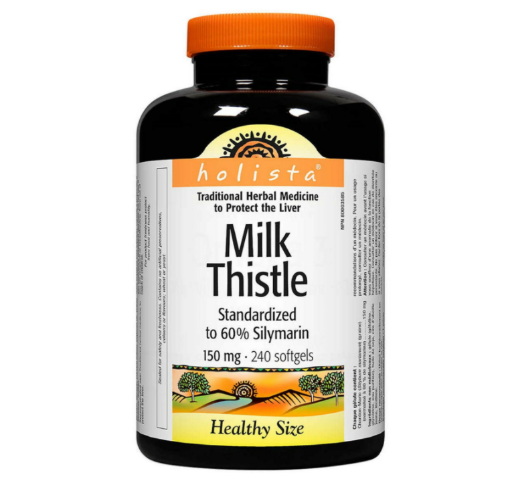 Picture of  Holista Milk Thistle 150 mg -240 Softgels
