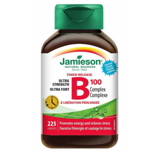 Picture of Jamieson Ultra Strength Vitamin  B100 Complex  -225 Caplets