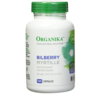 Picture of Organika Bilberry Extract (100:1 Bilberry fruit extract) -120 Capsules
