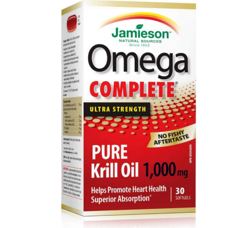 Picture of Jamieson Omega Complete Super Krill 1000 mg - 30 Softgels 