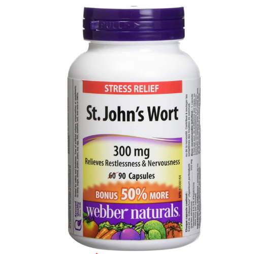 Picture of Webber Naturals St. John’s Wort 300 mg 90 Capsules 