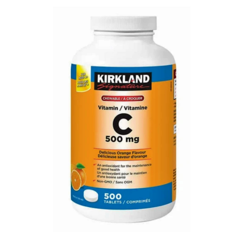 圖片 Kirkland Signature 維生素 C 500mg 咀嚼片 -500片