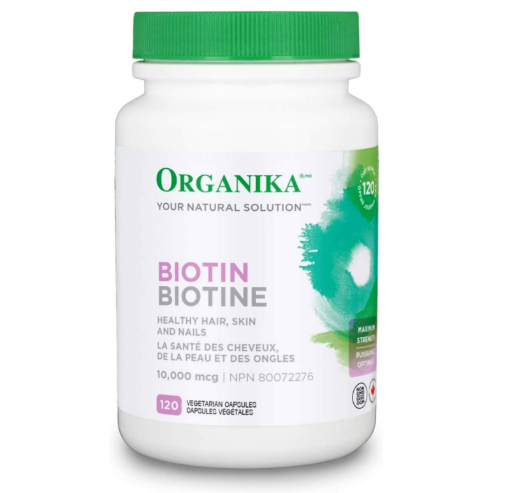 Picture of Organika BIOTIN 10,000MCG - 120 Capsules