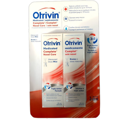 Picture of Otrivin Complete Nasal Care 2 x 20mL 