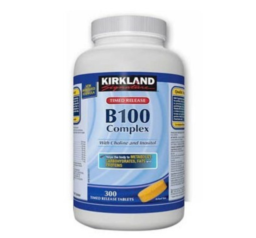 Picture of Kirkland Signature Vitamin B100 Complex 300 Tablets