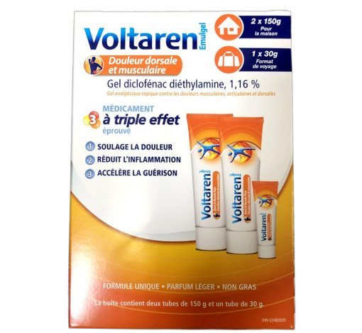 Picture of Voltaren Emulgel Back and Muscle Pain 2 x 150g + 30g