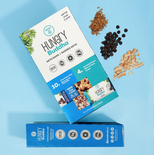 图片  Hungry Buddha Keto Bars 14x40g 