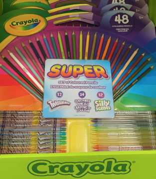 Picture of 【拆盒邮寄】Crayola Colouring Set 48 Pieces