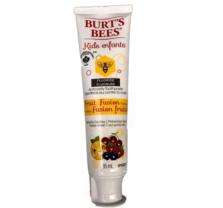 CC Mall 大溫寄物平台 Burt's Bees Kid's Toothpaste with Fluoride Fruit Fusion