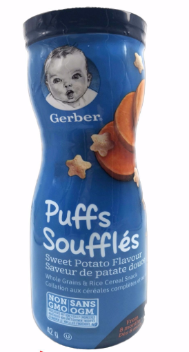 Picture of Nestle Gerber Puffs Sweet Potato Flavour 42G
