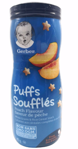 Picture of Nestle Gerber Puffs Peach Flavour 42G
