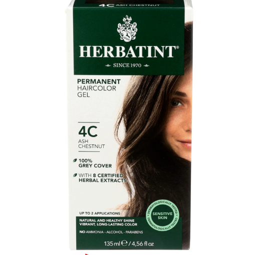 Picture of Herbatint Ash Chestnut 4C Haircolour Gel 135ml 