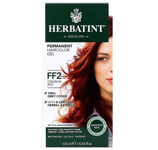 Picture of Herbatint Crimson Red FF2 Haircolor Gel 135ml