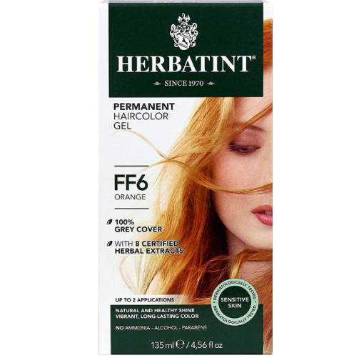 Picture of Herbatint Flash Fashion Orange FF6 Haircolor Gel 135ml 