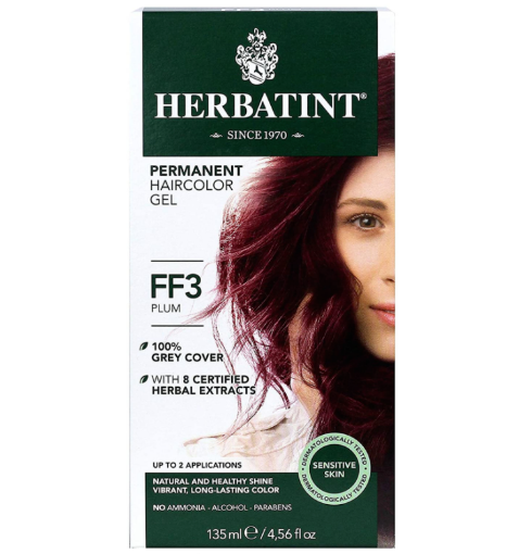 Picture of Herbatint Flash Fashion Plum FF3 Haircolor Gel 135ml 