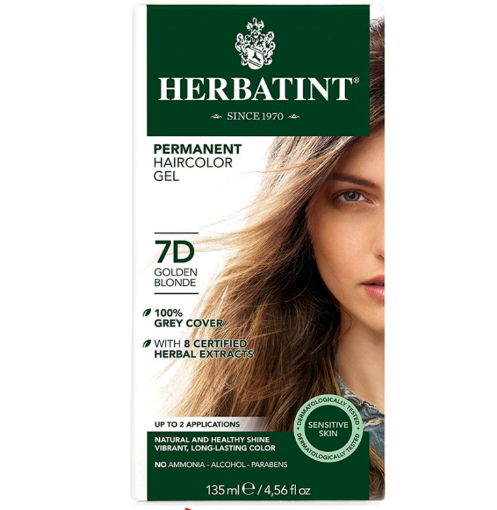 圖片 Herbatint 金色 7D 染髮劑 135ml