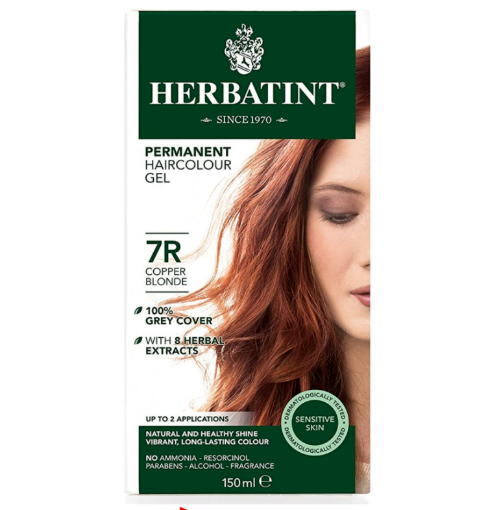 Picture of Herbatint Copper Blonde 7R Hair Colour Gel 135ml