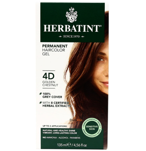 Picture of Herbatint Golden Chestnut 4D Haircolor Gel 135ml