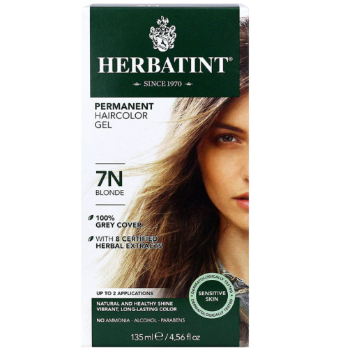 Picture of Herbatint Natural Blonde 7N Haircolour Gel  135ml 