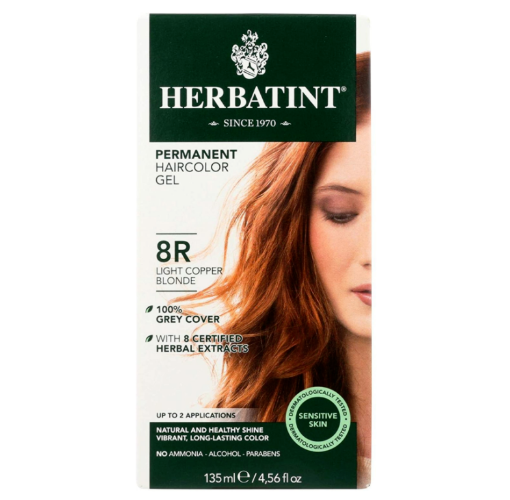 Picture of Herbatint Light Copper Blonde 8R Haircolor Gel 135ml